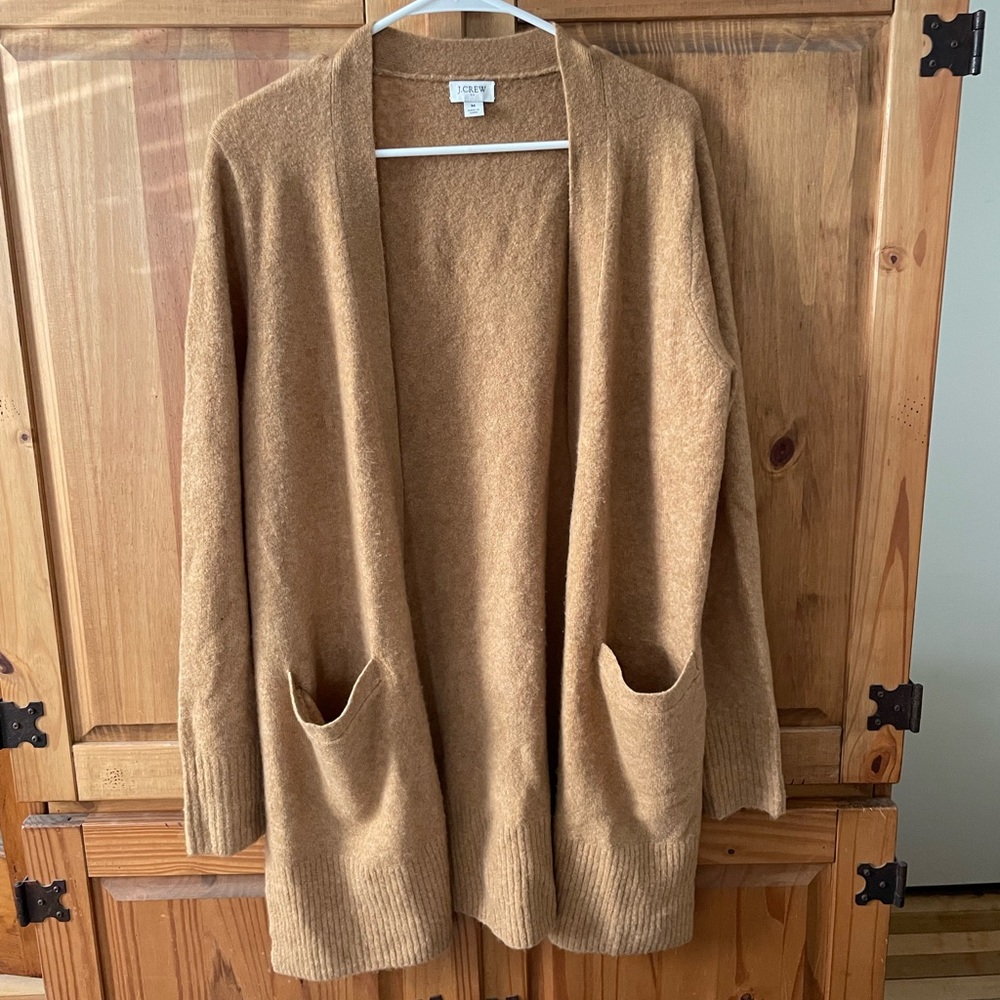 J.Crew Cardigan Sweater in Camel size M